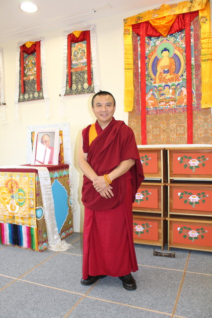 Lama Geshe Tenzin Dhargye, der Direktor des Tibtenzentrum Instituts