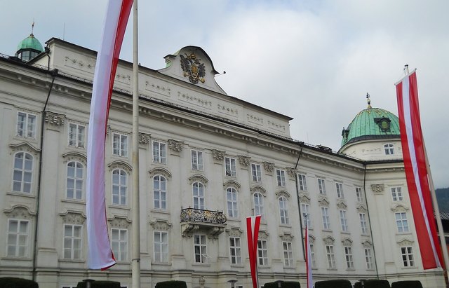 Die Kaiserliche Hofburg.