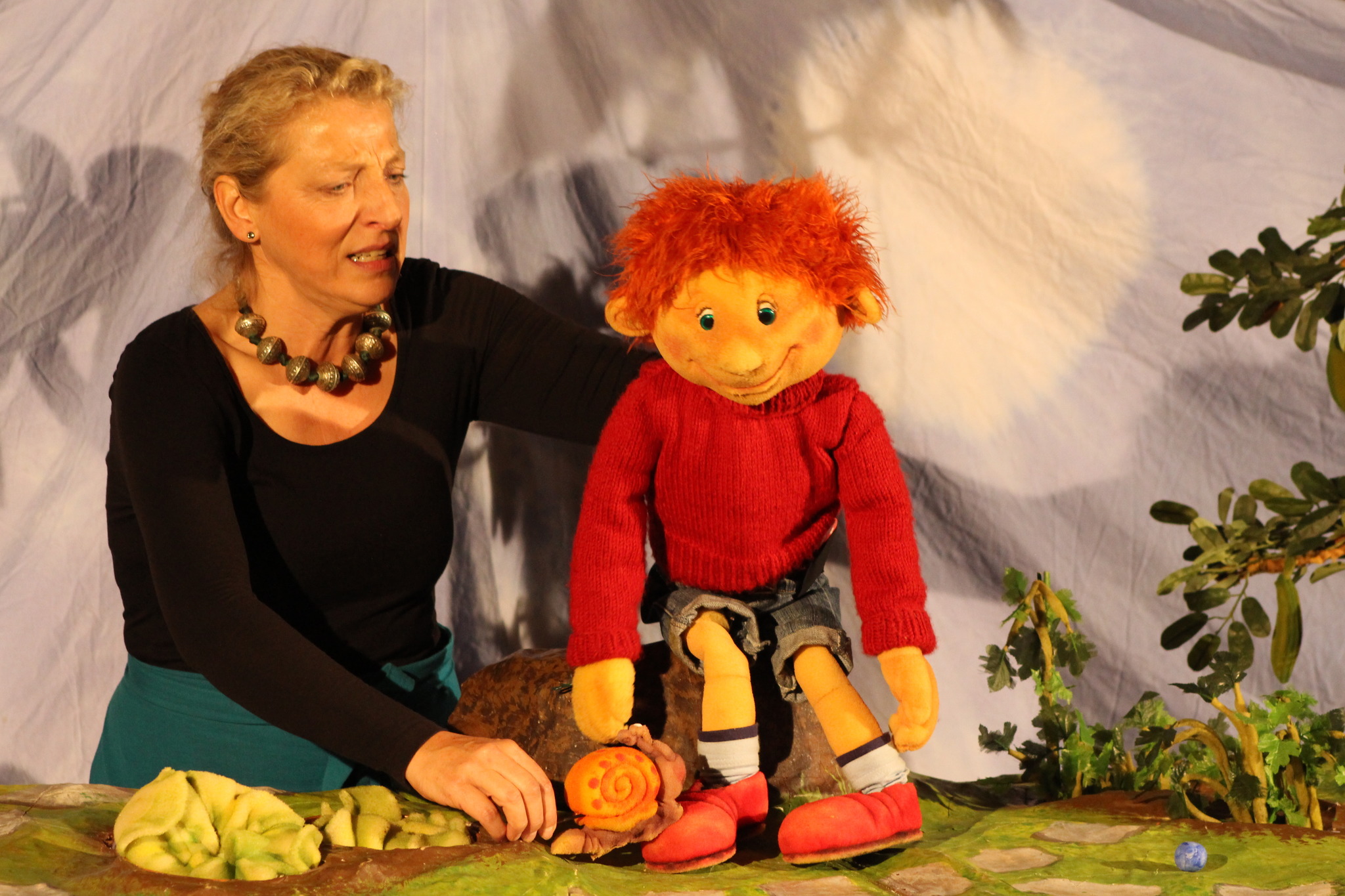 Fritzis Abenteuer im Gemüsegarten Figurentheater mit Josefine Merkatz