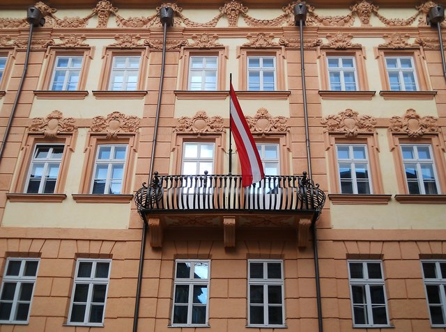 Das alte Regierungsgebäude in der Altstadt.