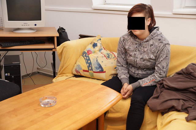 Zu Hause gab es Probleme, in der Notschlafstelle fand Andrea Unterschlupf.