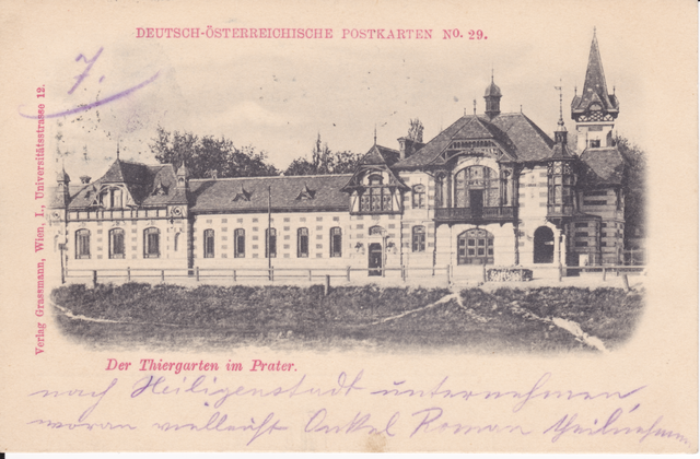 Eine Postkarte vom Tiergarten Am Schüttel