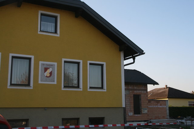 Ein Zubau beim FF-Haus in Trasdorf