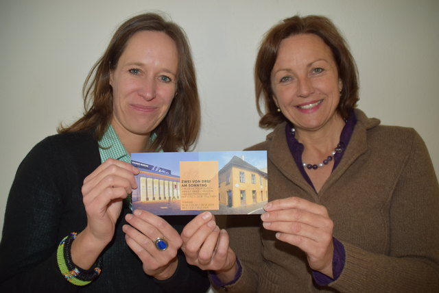 Saskia Sailer (links) und Christine Triebnig-Löffler bieten Führungen durchs neue Beethovenhaus und das Rainer-Museum mit abschließendem Brunch im At the Park-Hotel.