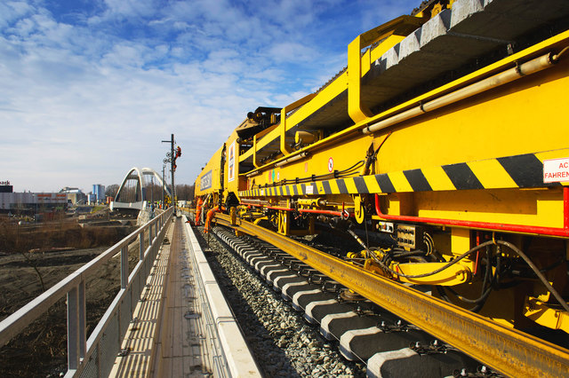 Im 14. Bezirk schleifen die ÖBB ihre Schienen.