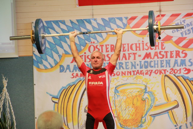 Hans WINKLER beim letztjährigen Masters. Am Wochenende erreichte er den 1.Platz in seiner Klasse bei den Staatsmeisterschaften der Masters in Wels.