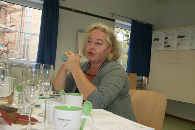 Ulrike Putz-Alb betonte die Vielfältigkeit der individuellen Beratung bei der Hebebühne. | Foto: Zeiler