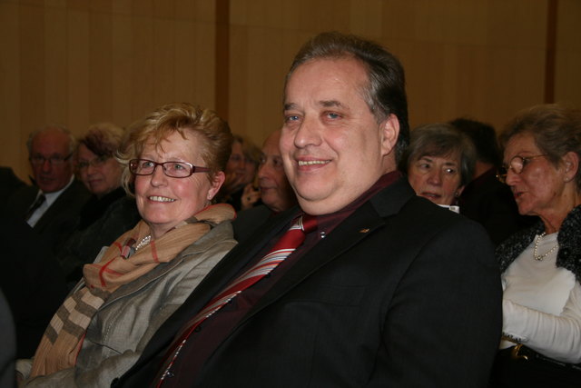 Bürgermeister Franz Geier im Bild mit Gattin wird bei der Wahl am 25. Jänner nicht mehr antreten.