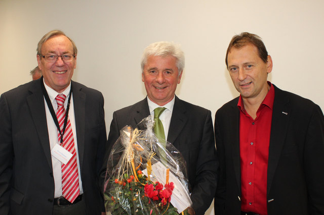 Bgm. Ernst Meixner, LSI-GF Herbert Reisinger und Vize-Bgm. Kurt Christof