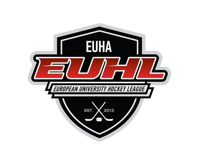 Das offizielle Logo der EUHL (European University Hockey League)