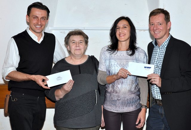 Von links: Marc Peischl, Helga Hirschbeck, Alexandra Kaszanits, Georg Popofsits