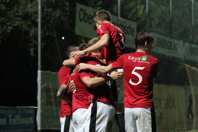 Viel zu feiern gab es zuletzt für Union St. Florian im heimischen Sportpark. | Foto: Scharf