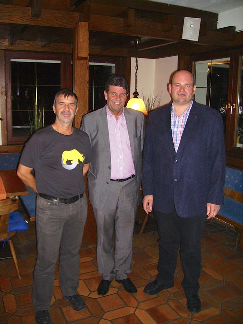 V.r.n.l.: Obmann Vizebgm. Thomas Zangerl, LA Georg Dornauer sen. und Obm.Stv. Ruppert Altenhuber | Foto: SPÖ