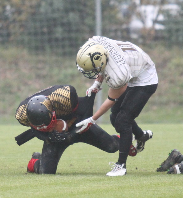 Die Offense der Pannonia Eagles konnte ihr Spiel nicht aufziehen. | Foto: flake