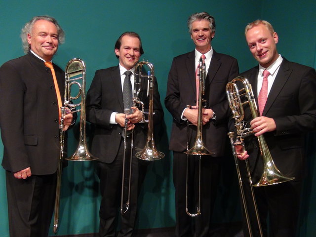 "Am Zug": (v.l.n.r.) Dusan Kranjc, Matthias Gfrerer, Thomas Eibinger und David Luidold.
