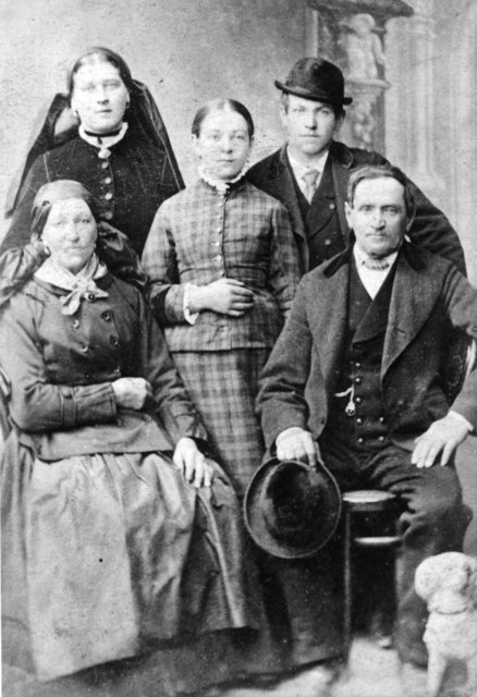 Familie Rieser im Jahr 1887
