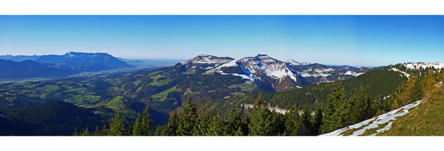 Untersberg, Schlenken und Schmittenstein