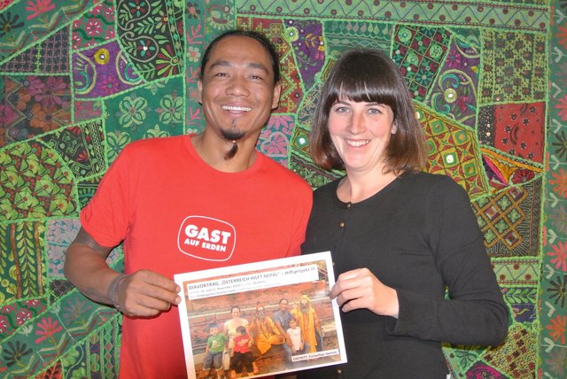 Bhupendra und Katharina Rana werden in Gresten in gemütlichem Rahmen über ihr drittes Hilfsprojekt in Nepal berichten.
