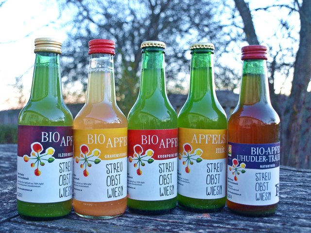 Nicht einfach nur Apfelsaft: Auch Gravensteiner-, Bohnapfel- oder Kronprinz-Saft darf es immer öfter sein.