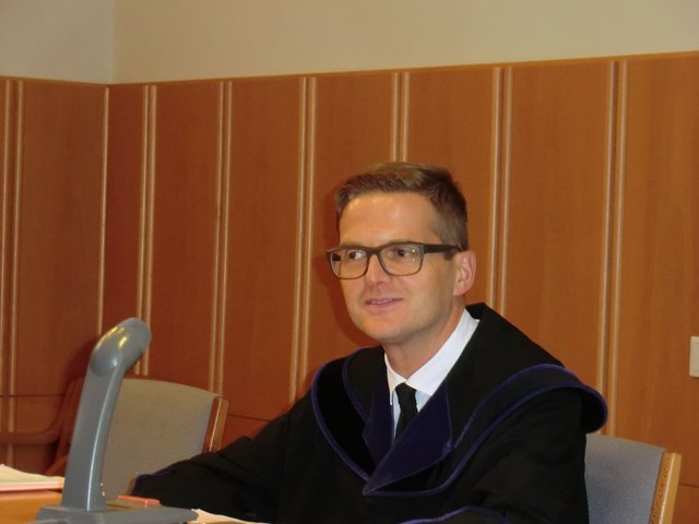 Richter Markus Grünberger fällte ein mildes Urteil gegen den jungen Melker Geldbörsel-Dieb.