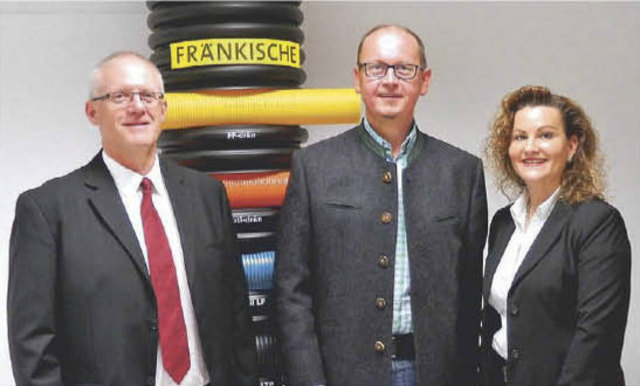 GTZ Geschäftsführer Dr. Thomas Reischauer, Roland Danhofer FRÄNKISCHE und Petra Steininger Zentrumsmanagement.