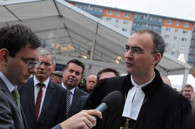 Segenssprechung durch Superintendetnt Olivier Dantine