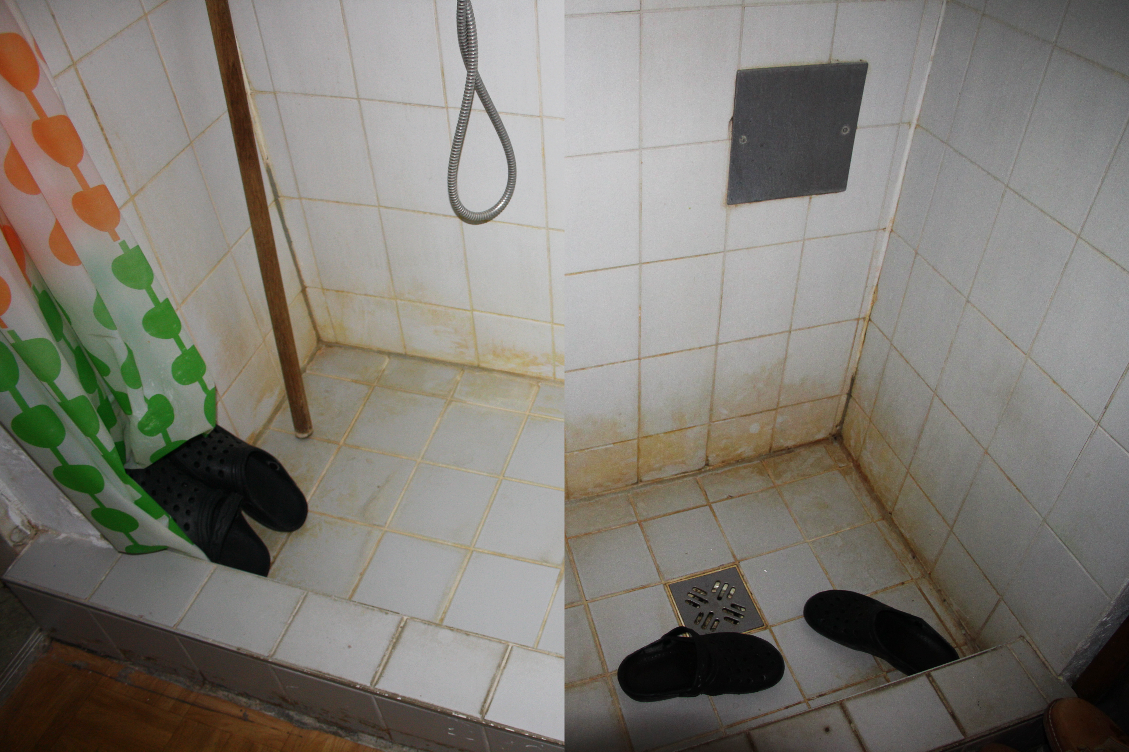 Asyquartier in Güssing: In den Sanitäranlagen herrscht noch immer Schimmelbefall.