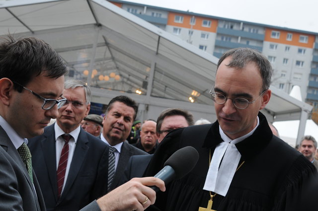 Segenssprechung durch Superintendetnt Olivier Dantine