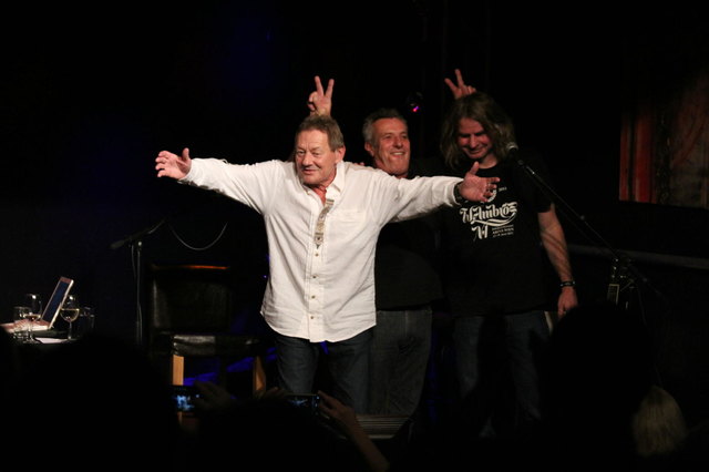Spielten sich in die Herzen ihrer Fans, Wolfgang Ambros, Günter Dzikowski und Roland Vogl in der Villa Kunterbunt.