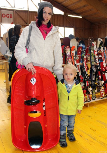 Ina mit Söhnchen Luca wurden fündig.
