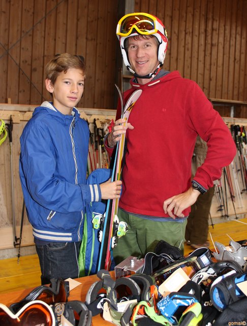 Caspa und Simon aus Maria Alm auf Brillensuche
