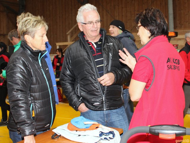 Ex Bürgermeister Günter Schied mit Gattin beim Infogespräch