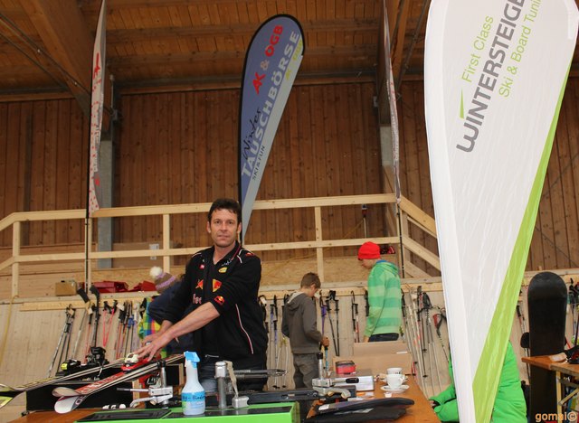 Fa. Wintersteiger bot gratis Bindungseinstellung an.