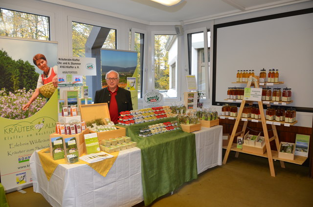 Alfred Stummer stellte seine Produkte am Genuss-Salon in Linz aus und verkaufte sie dort auch. | Foto: Foto: privat