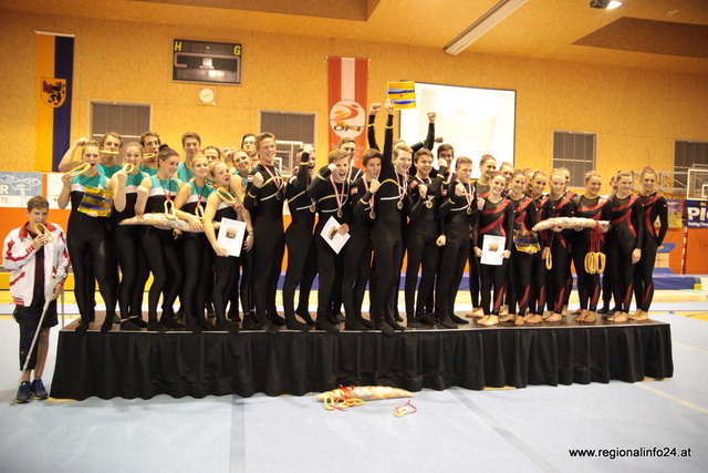 1. TS Wolfurt  2. Team Kärnten 3. TSZ Dornbirn