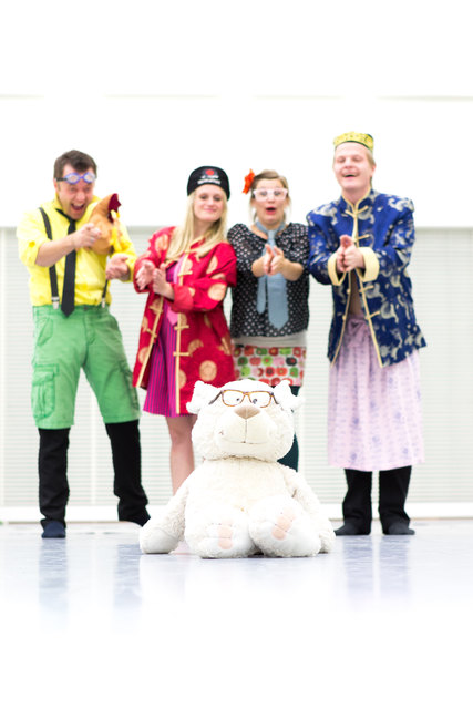 Das Vokalensemble Lalá präsentiert seine neue Kinder-CD "Der Fischaffenkakadu". | Foto: Vokalensemble Lalá