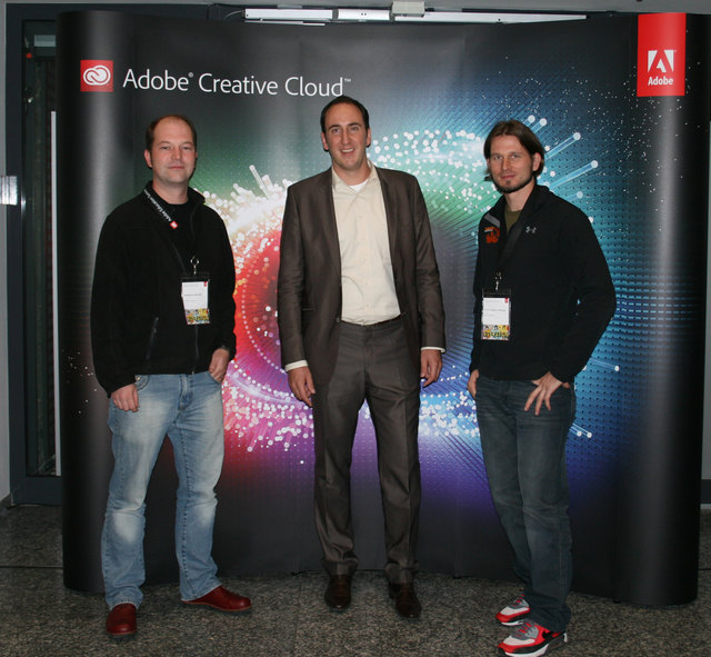 Mag. Andreas Csencsits und DI (FH) Andreas Freiberger beim Adobe Education Summit in München