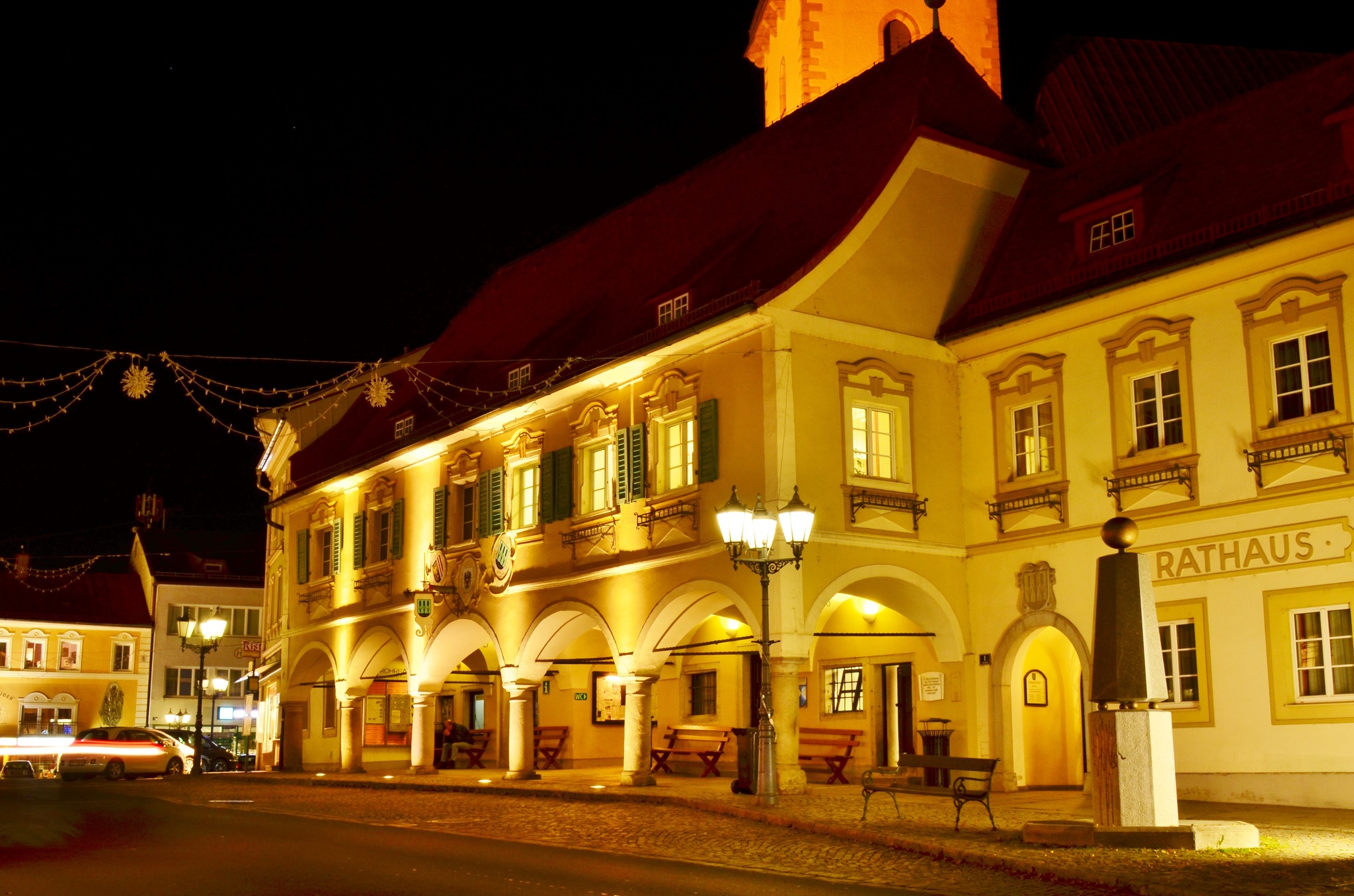 Rohrbacher Innenstadt rüstet für Weihnachten Rohrbach