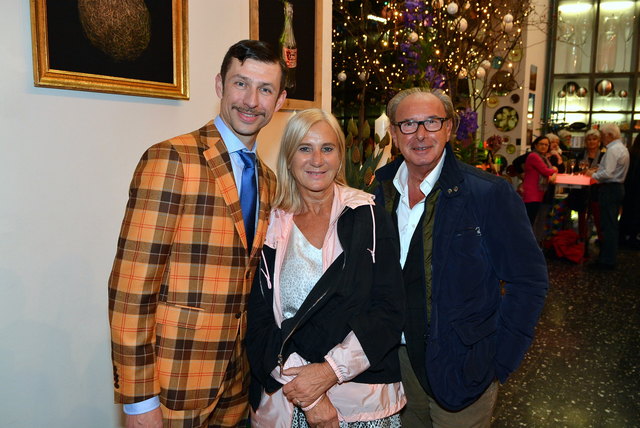 Andreas Bamesberger mit Rosi und Reinie Köck
