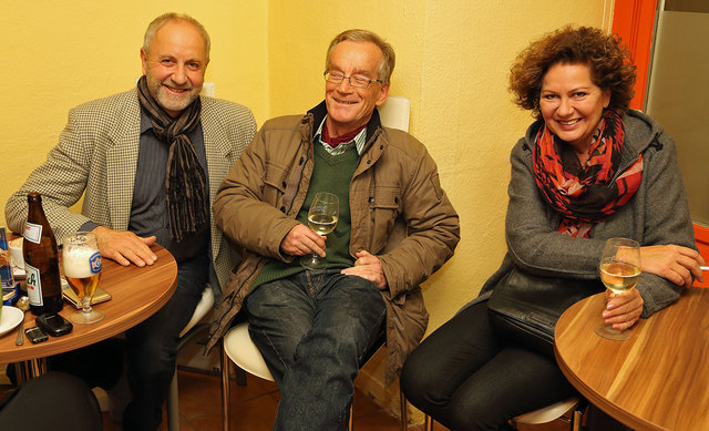 Josef Metschina mit Gerhard und Marlis Lepicnik