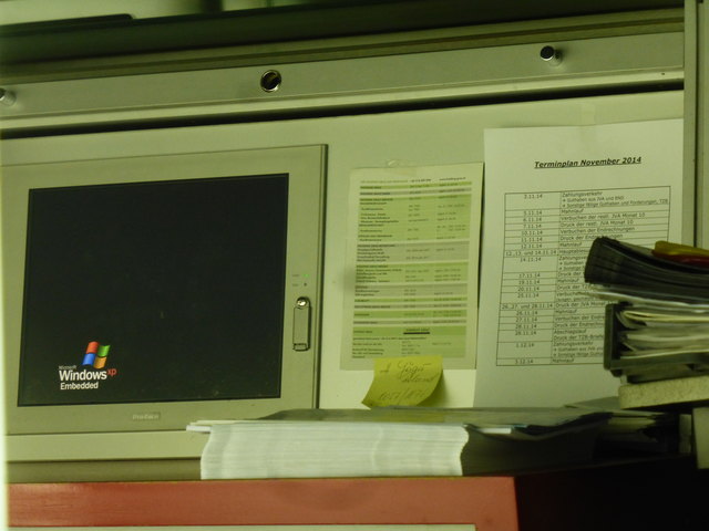 Dieser Monitor ist auch sehr gut versteckt - aber nicht gut genug für mich ;-)