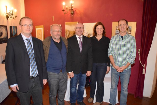 Auch die Bezirksobleute des Burgenländischen Naturschutzbundes waren auf Burg Güssing mit dabei.