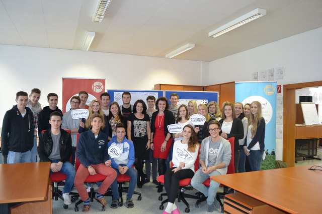 Die Voitsberger HAK-Schüler wurden bei der Styrian Challenge zu Etappensiegern gekürt. | Foto: HAK Voitsberg