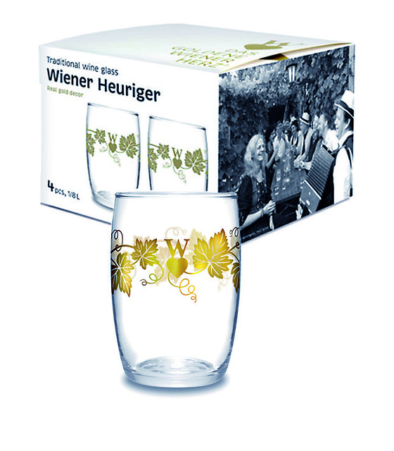Ein bisschen Heurigen-Flair für daheim mit diesen Weingläsern. | Foto: The Viennastore