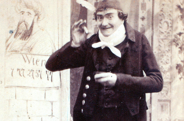Nestroy als Tratschmiedl