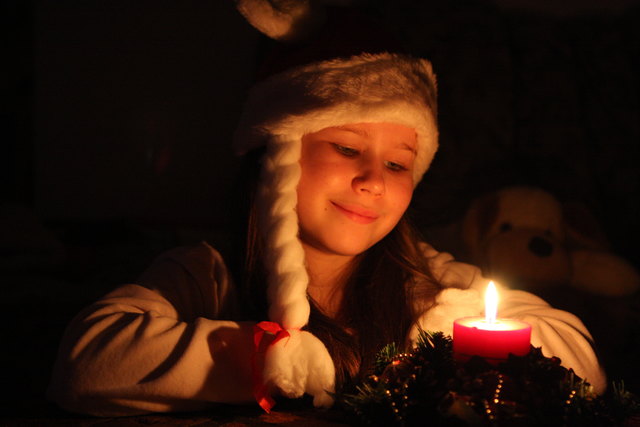 Weihnachtskerze ...