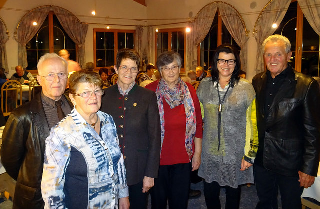 v.l.n.r.: Raimund Zotz, Renate Müller, Monika Kronspieß
Elisabeth Lechleitner, NRin Elisabeth Pfurtscheller und
Sepp Schlögl