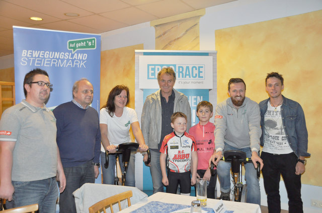 Benedikt Oswald, Helmuth Distlinger, Cornelia Salber, Gerd Grandl, Goran Pajicic und Wolfgang Krenn (v. l.).