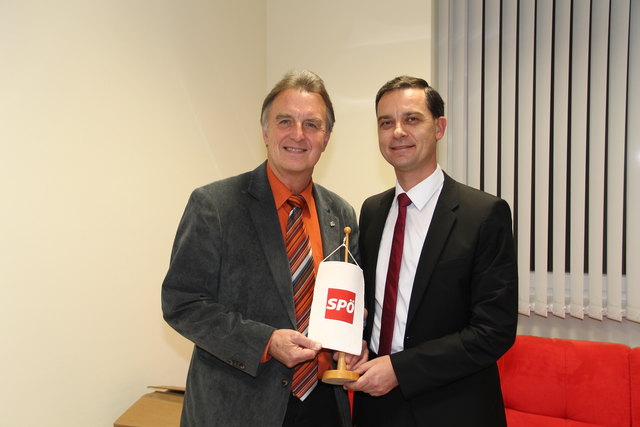 Wolfgang und Wolfgang: Wolfgang Dolesch (r.) folgt Wolfgang Böhmer als SPÖ-Landtagsabgeordneter.