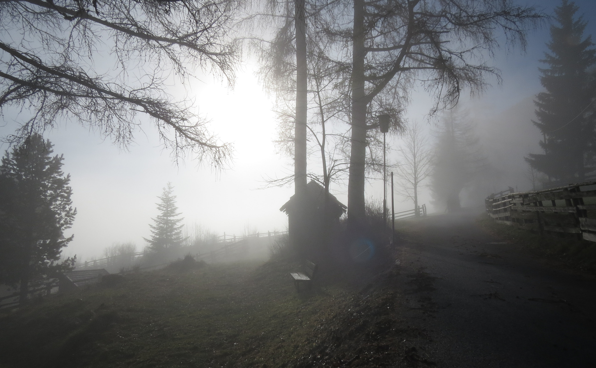 Der Nebel dominiert im November - Lungau